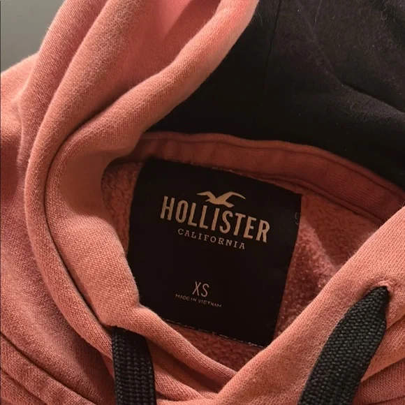 Hollister Pink Mens Hoodie - Picture 2 of 6